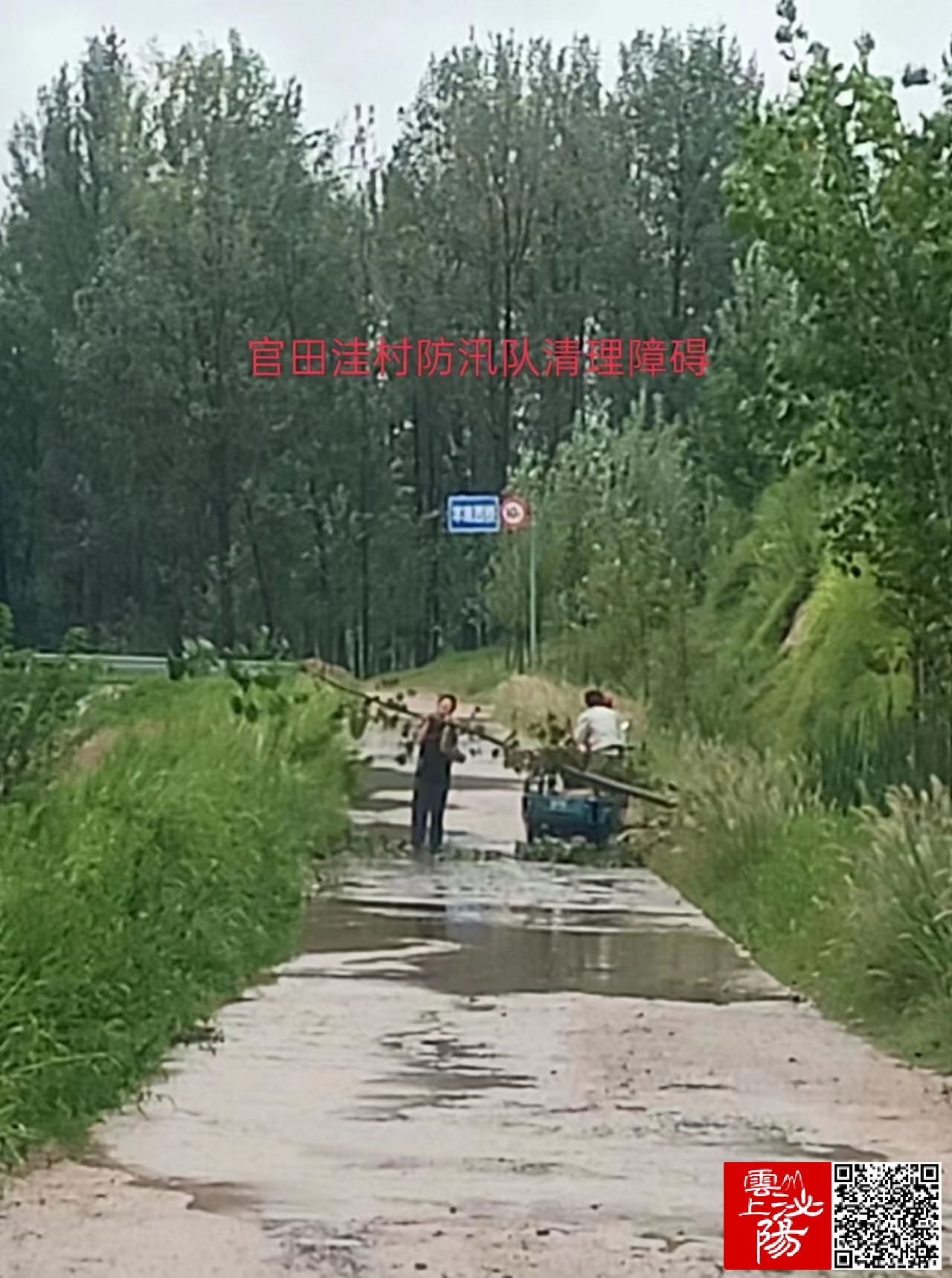 泌阳县羊册镇闻汛而动全力筑牢防汛安全堤