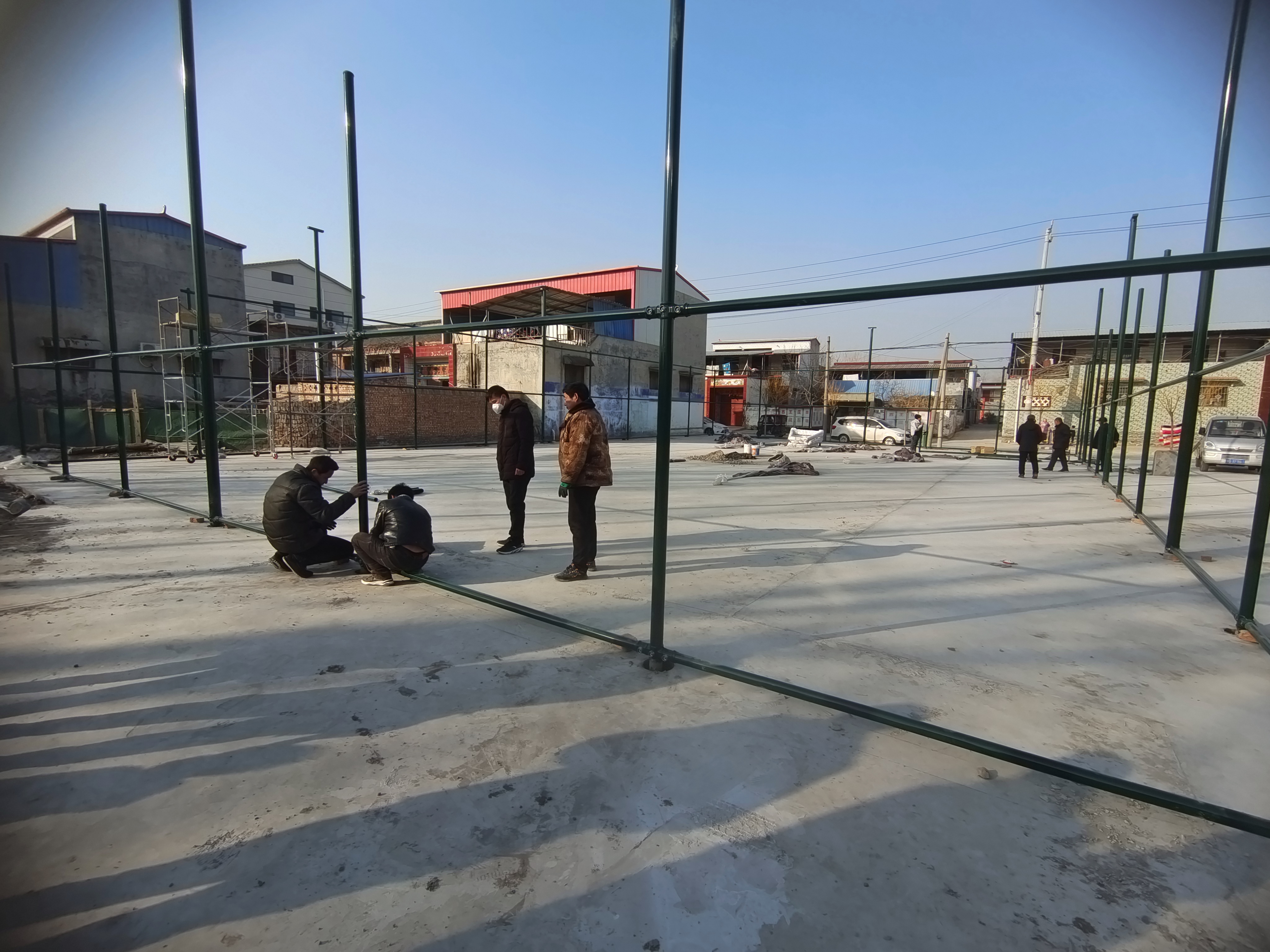 封丘县留光镇乡村建起足球场让群众畅享优质文体生活