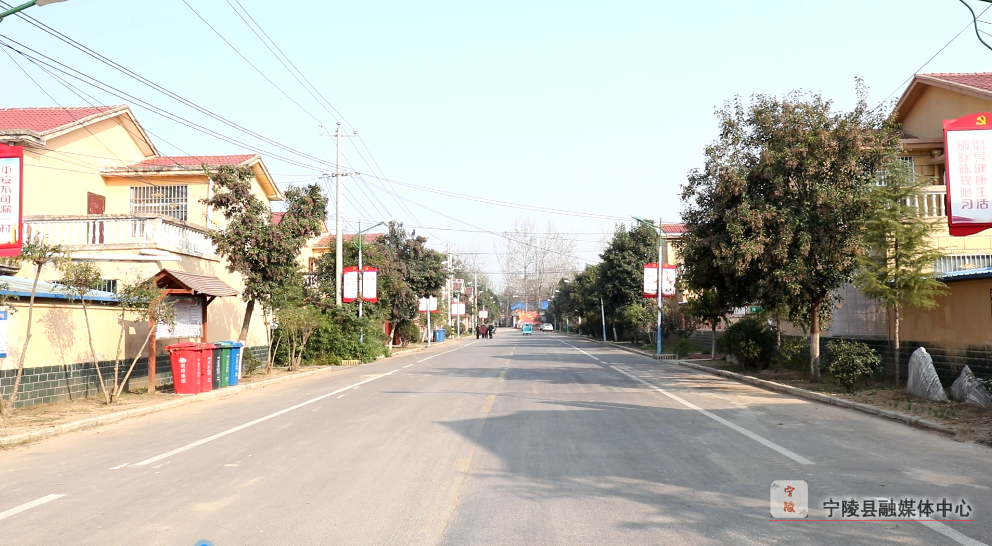 宁陵县柳河镇成楼新村乡村风景美如画