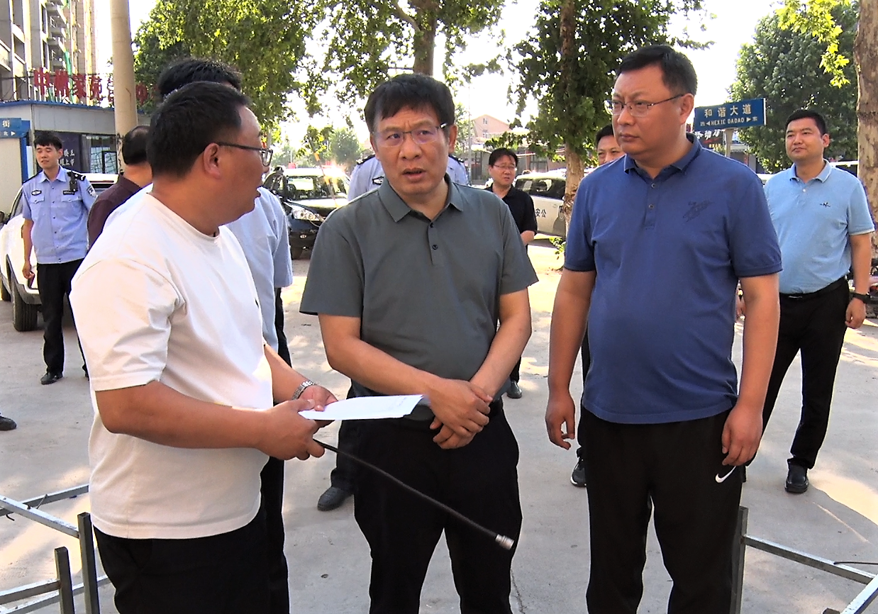 新乡县县长李绍青督导检查瓶装液化气安全管理工作