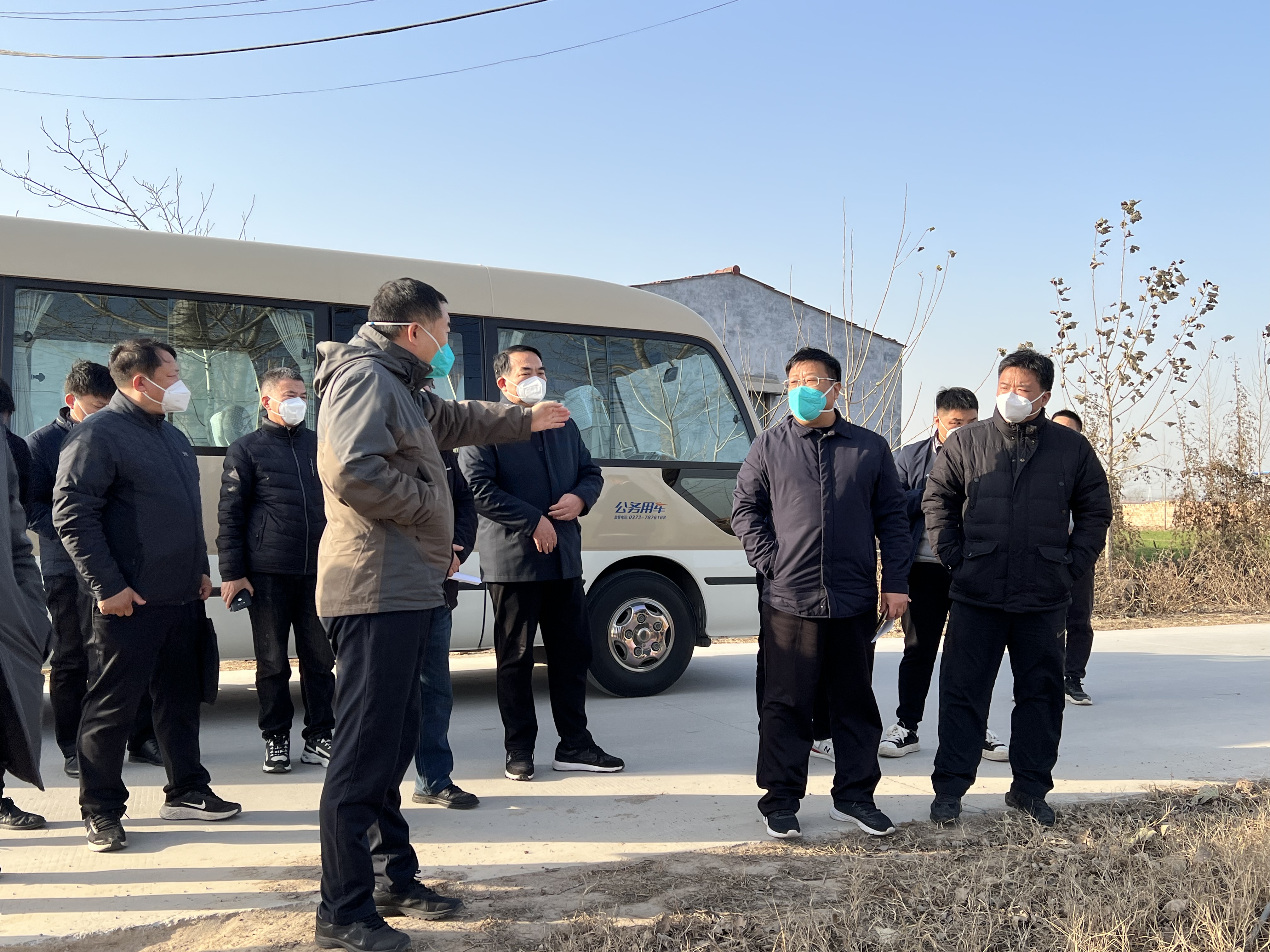 延津县县长李中耀实地观摩城建重点项目