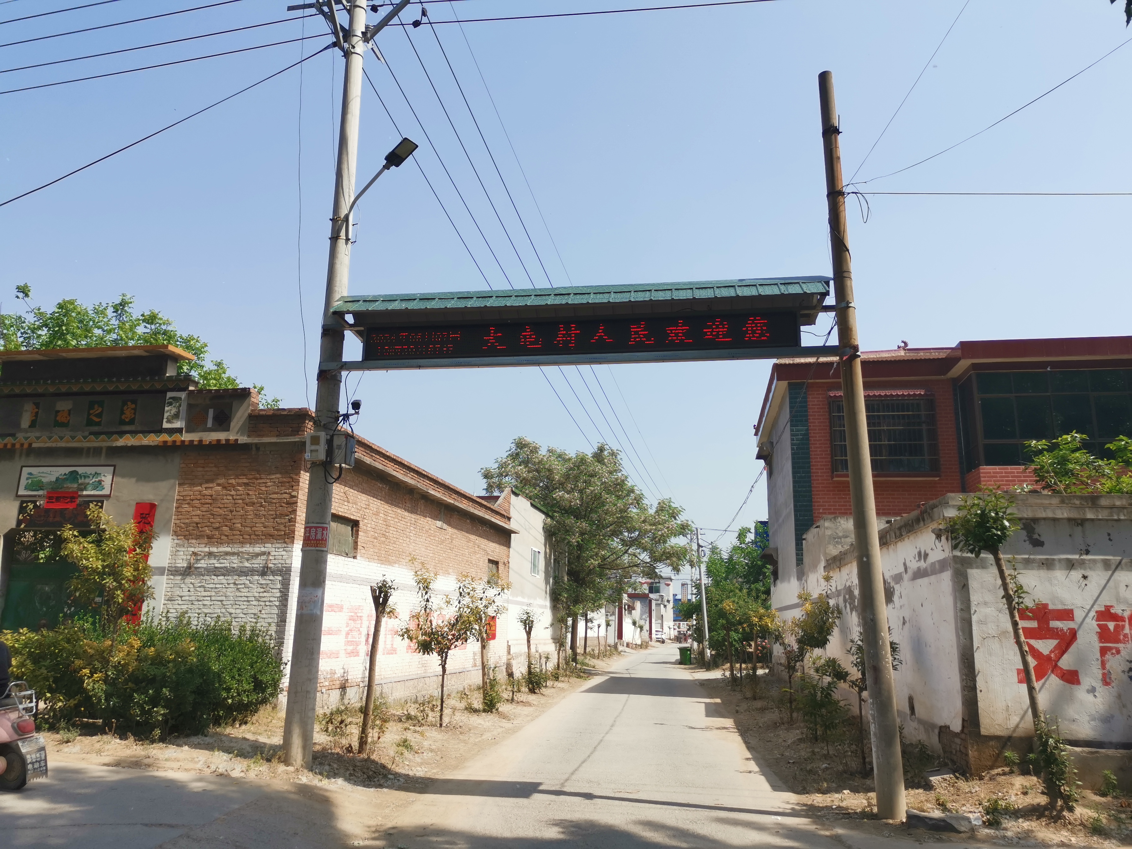 延津县固头村建设湖图片